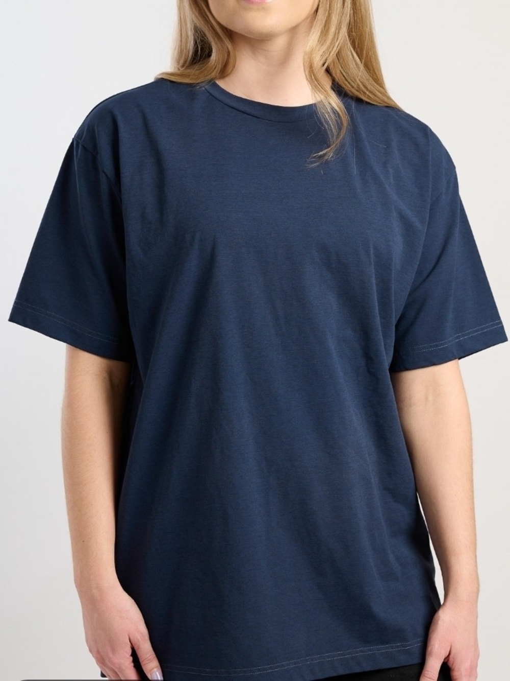 Classic Navy Short-Sleeve Crew Tee